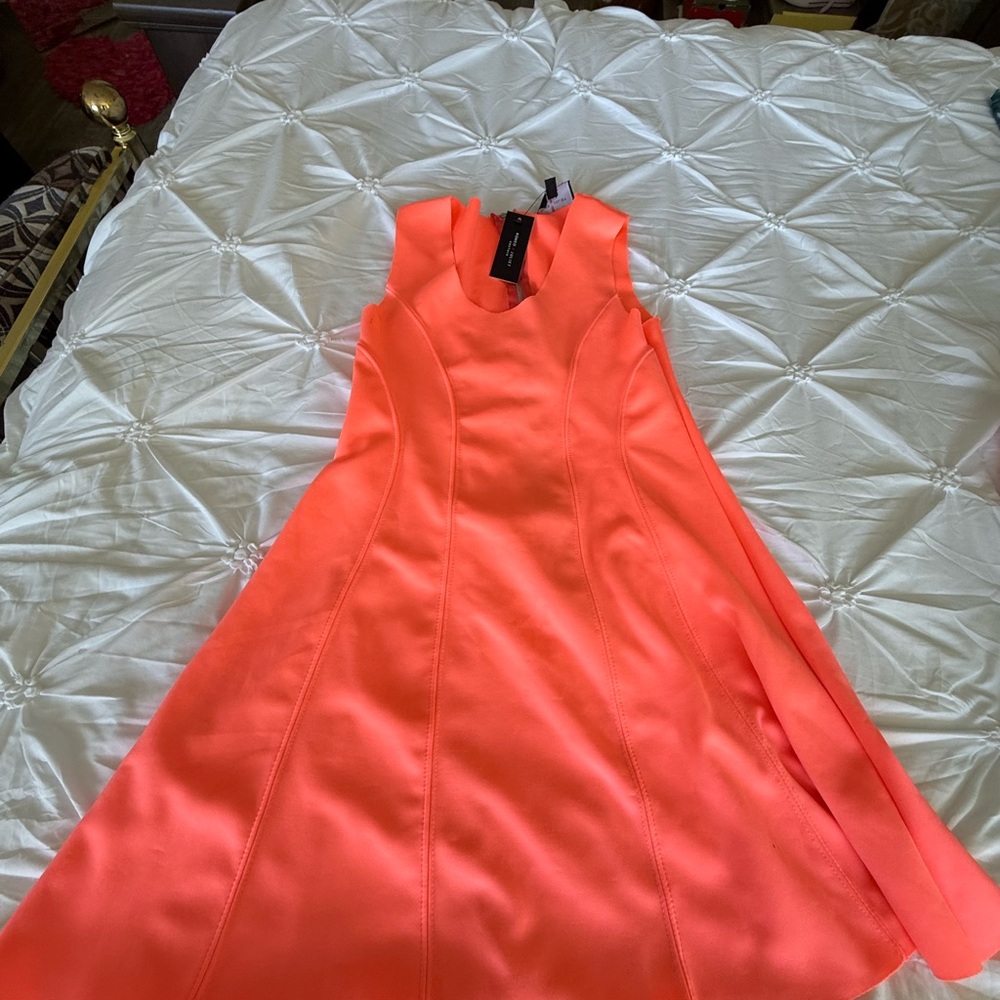 Romeo & Juliet Couture Asymmetrical Coral Dress